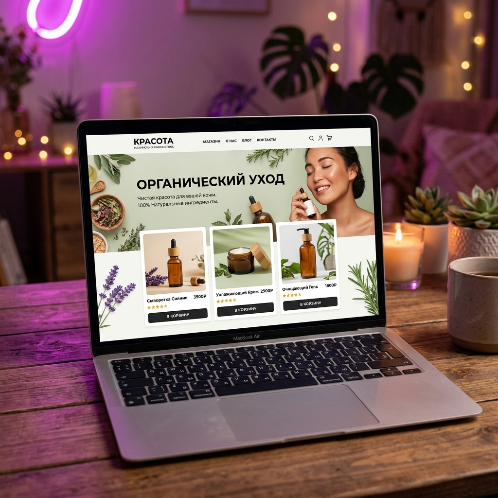 Запуск магазина косметики